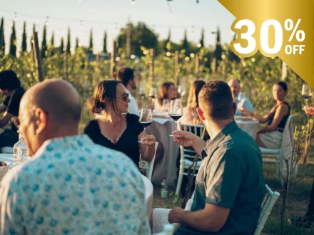 CLASSIC: PRANZO IN UN VIGNETO TOSCANO CON DEGUSTAZIONE DI VINI POGGIO AI LAGHI