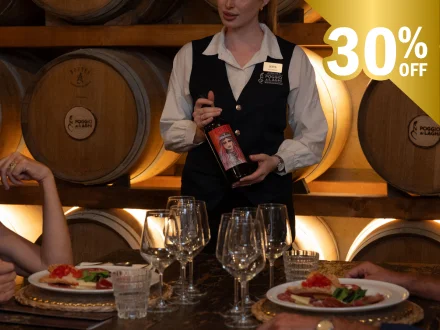 CLASSIC: CENA CON DEGUSTAZIONE DI VINI A POGGIO AI LAGHI
