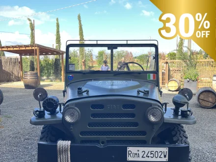 CLASSIC: TOUR IN JEEP D'EPOCA NEL VIGNETO TOSCANO, DEGUSTAZIONE DI VINI E PRANZO