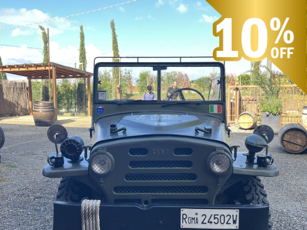 CLASSIC: TOUR IN JEEP D'EPOCA NEL VIGNETO TOSCANO, DEGUSTAZIONE DI VINI E PRANZO